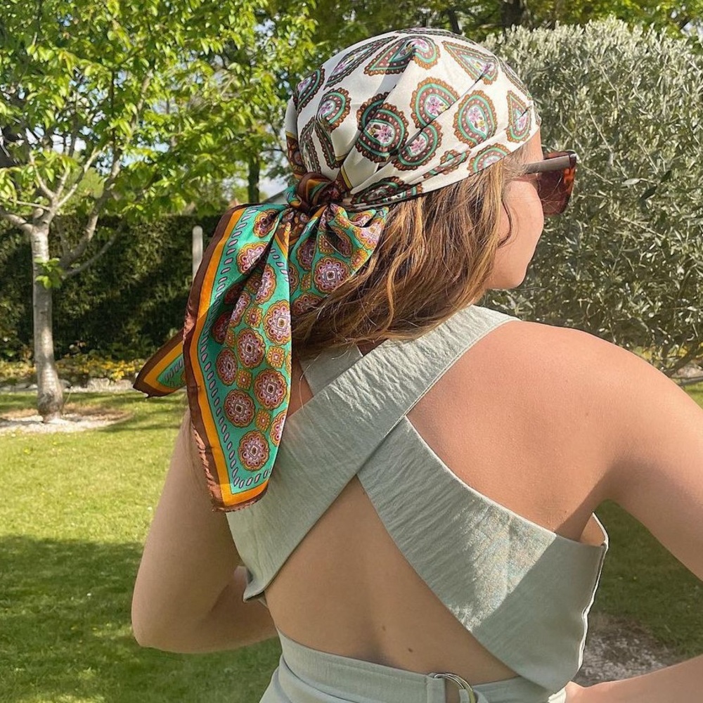 NWT Zara silk scarf - Picture 6 of 17